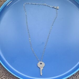 The Giving Keys Silver Key Pendant Necklace